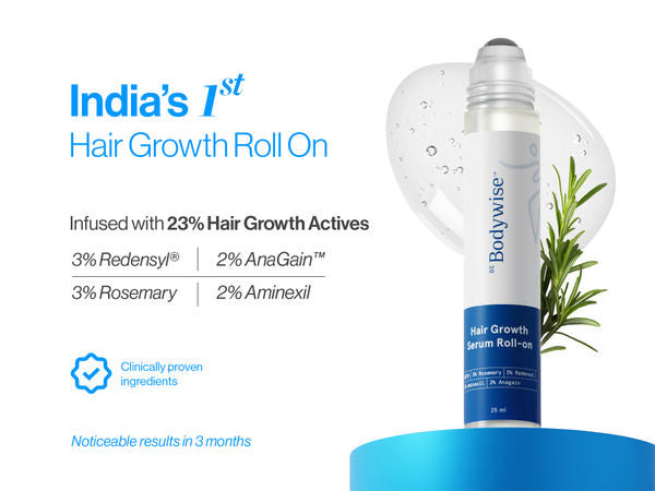Advanced Hair Growth Serum Roll On - 3% Redensyl, 3% Rosemary (25 ml)