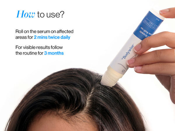 Advanced Hair Growth Serum Roll On - 3% Redensyl, 3% Rosemary (25 ml)