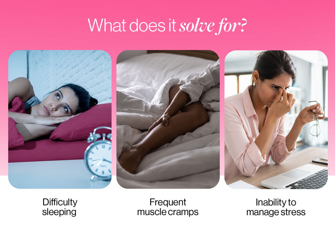 5-in-1 Magnesium Gummies with Glycinate & Vitamin D3 (60N)