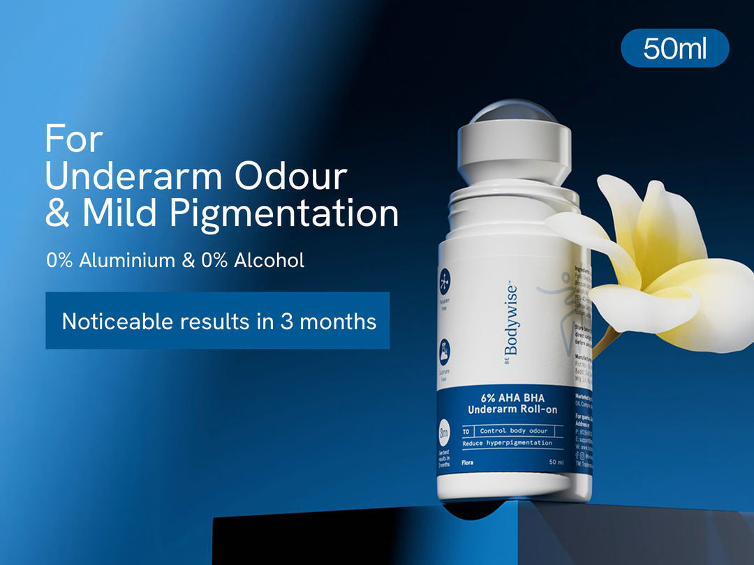 6% AHA BHA Underarm Roll On - 50mL - Flora