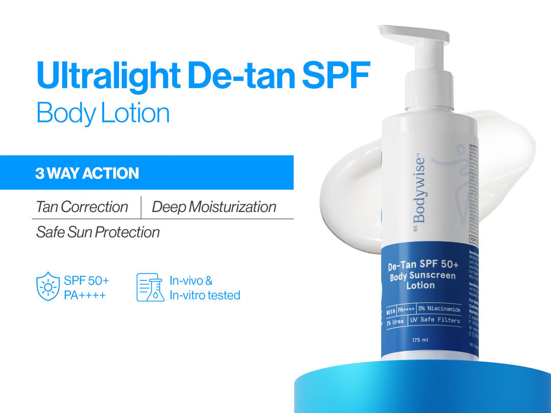 De-Tan SPF 50+ Body Sunscreen Lotion