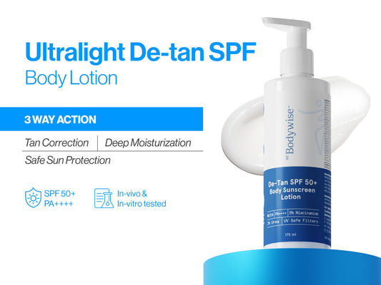 De-Tan SPF 50+ Body Sunscreen Lotion